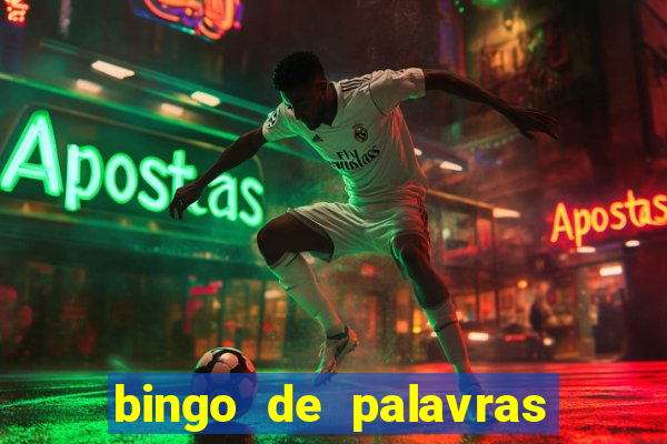 bingo de palavras cha de bebe